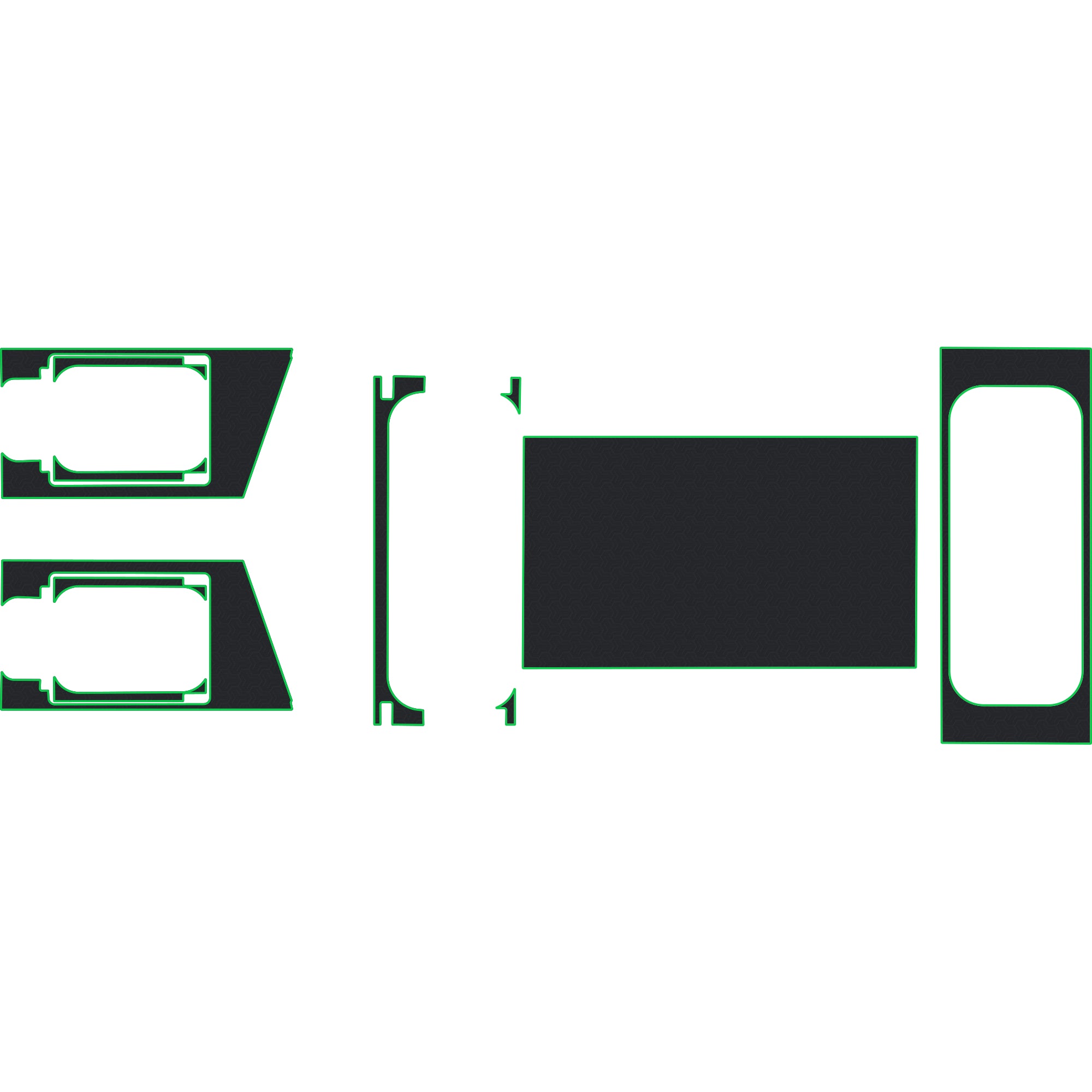 Polaris Ranger 1500 - 4 Seat Truck Cap Accessories - Kelly Fabworks