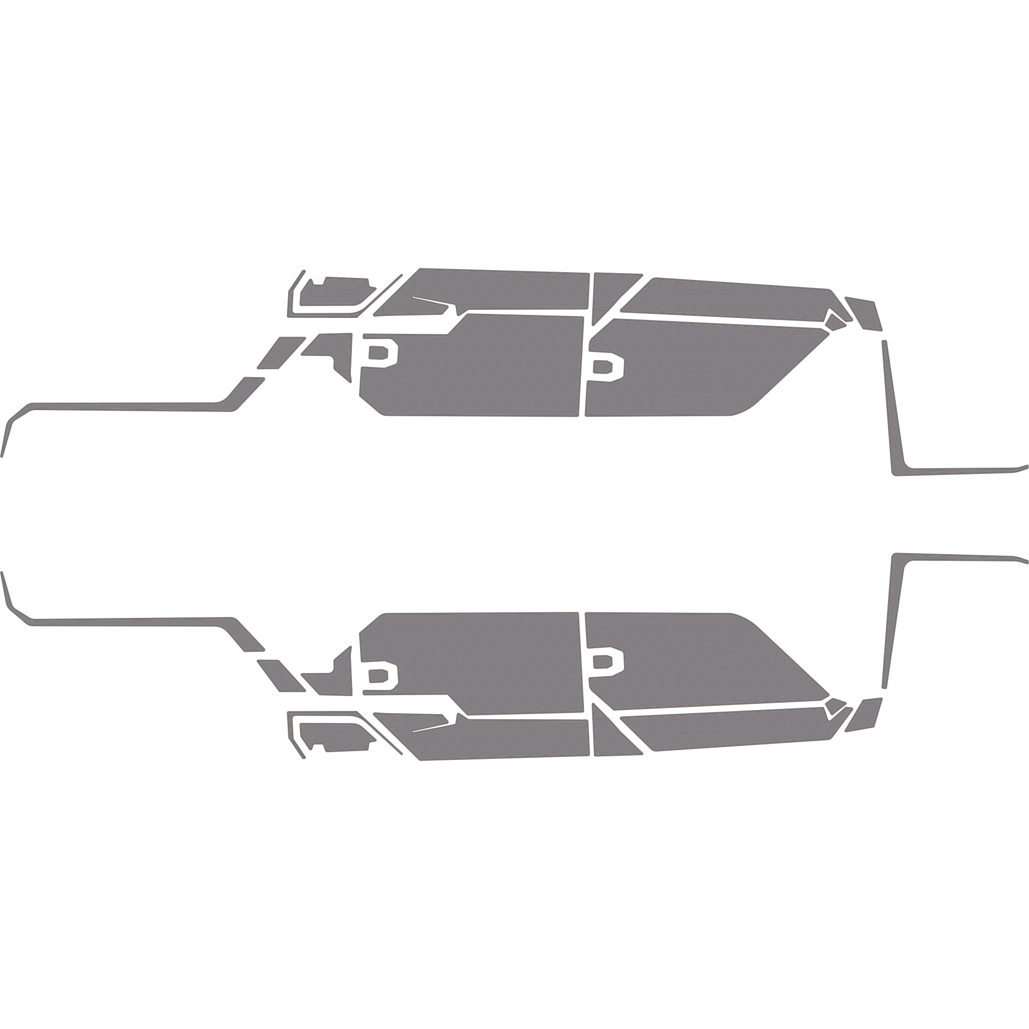 Polaris Ranger 1500 - 4 Seat Exterior Door Kit - OEM