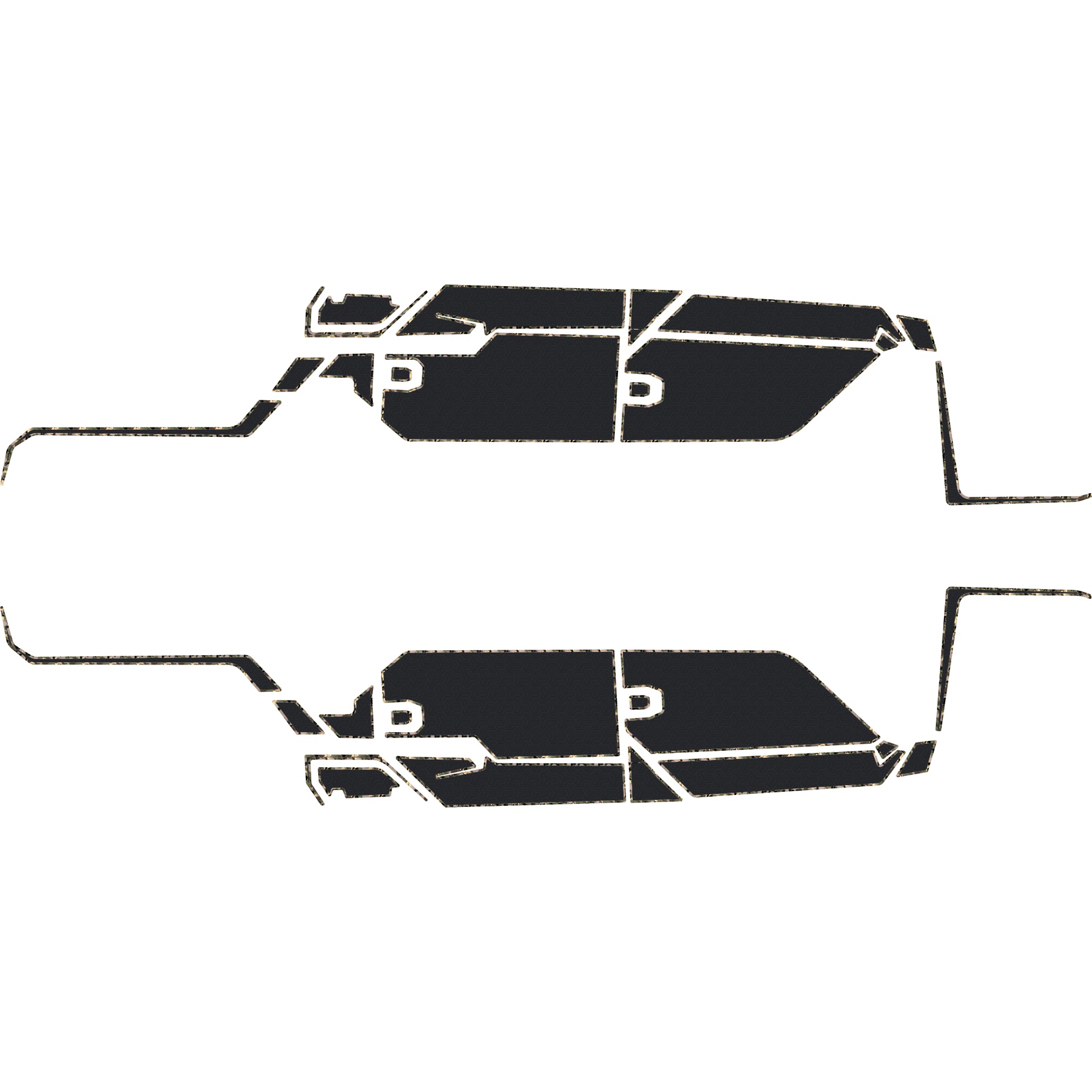 Polaris Ranger 1500 - 4 Seat Exterior Door Kit - OEM