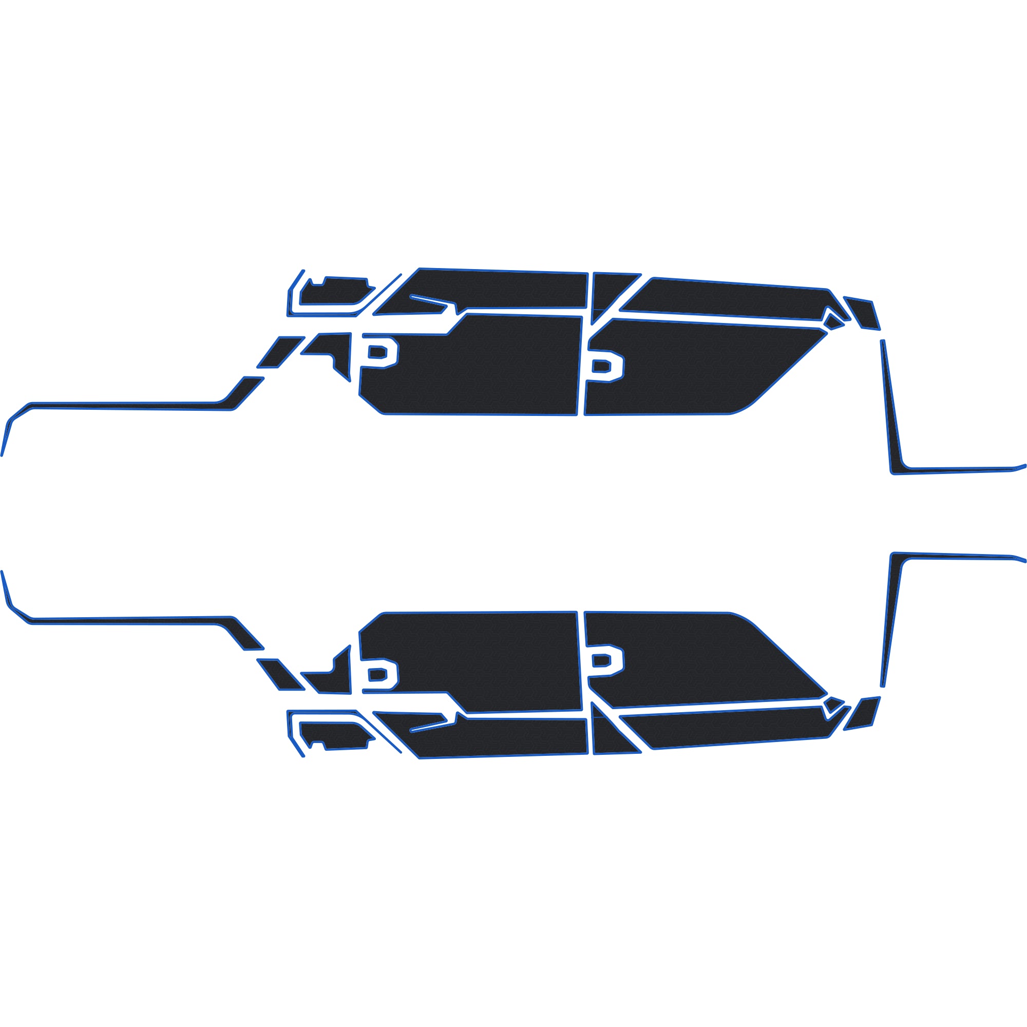 Polaris Ranger 1500 - 4 Seat Exterior Door Kit - OEM