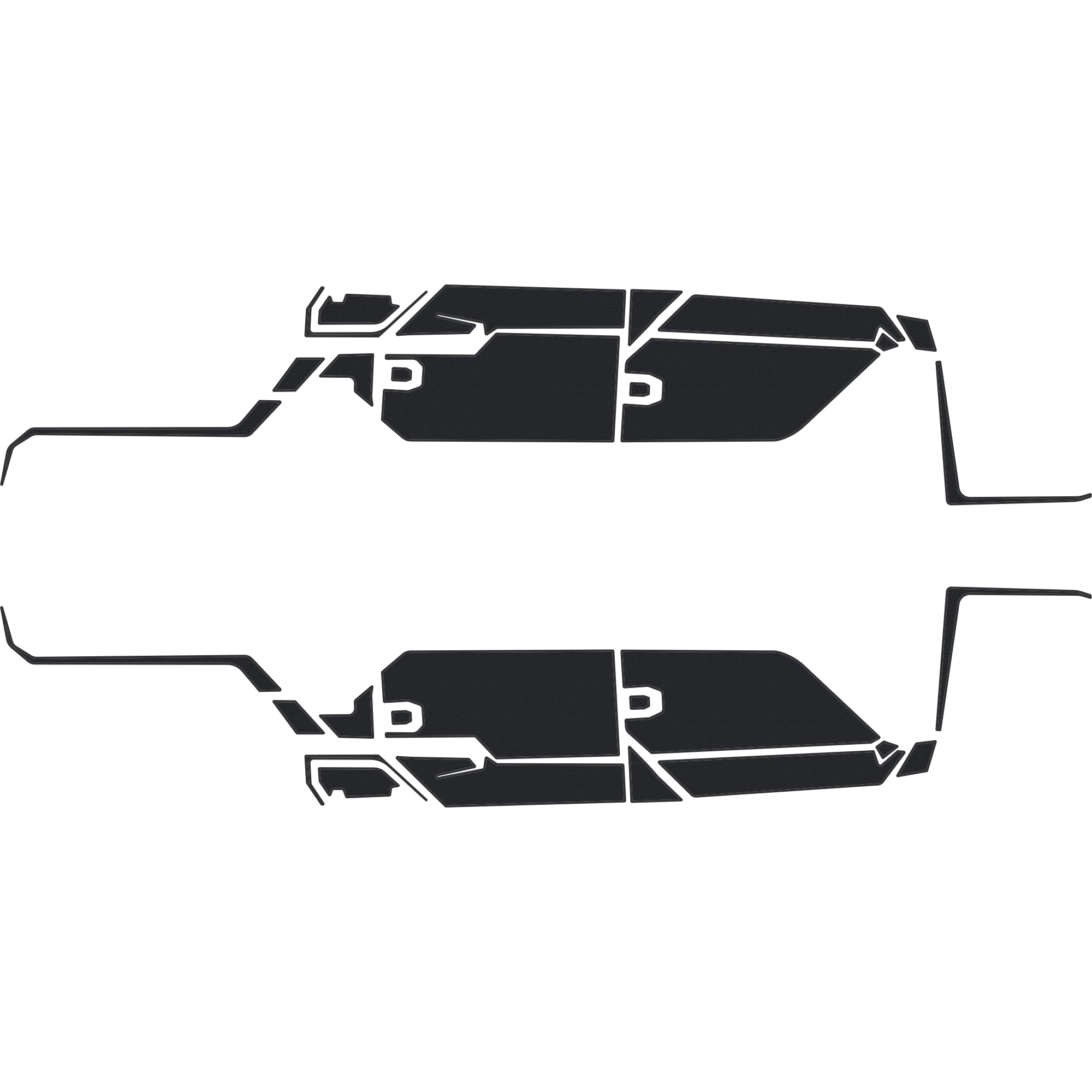 Polaris Ranger 1500 - 4 Seat Exterior Door Kit - OEM