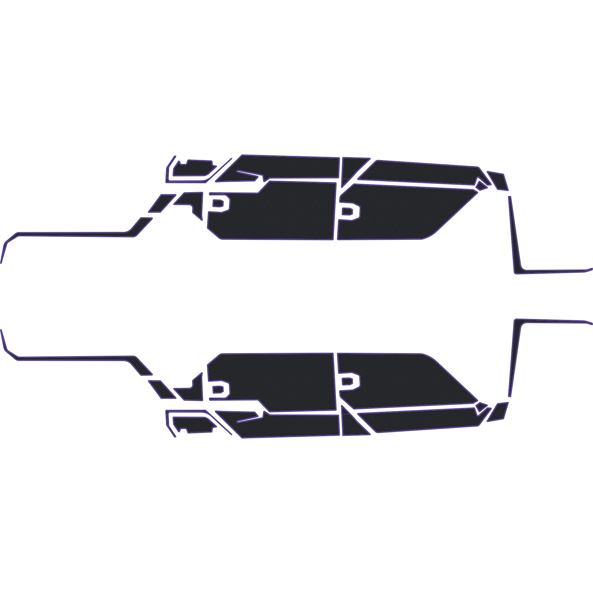 Polaris Ranger 1500 - 4 Seat Exterior Door Kit - OEM