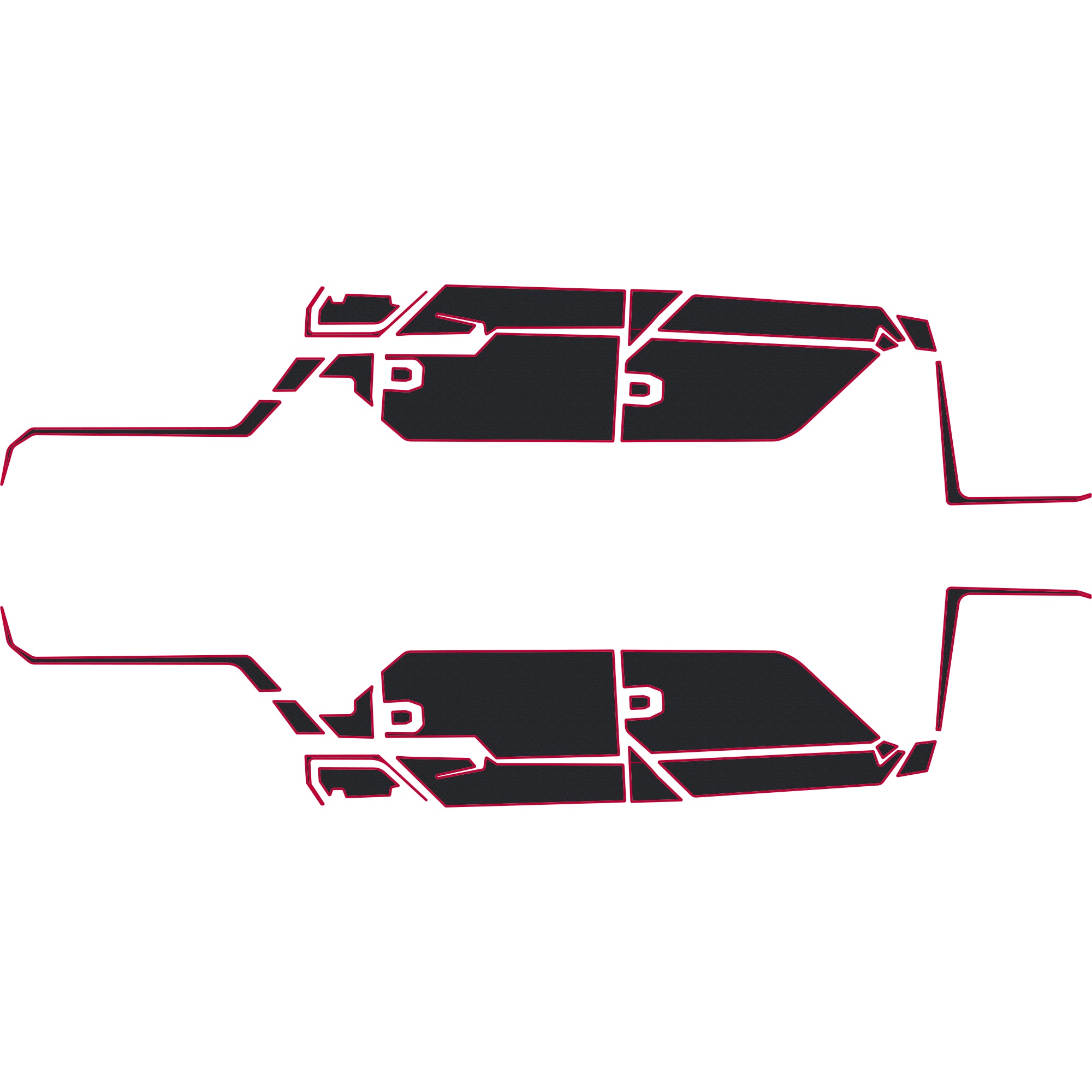 Polaris Ranger 1500 - 4 Seat Exterior Door Kit - OEM