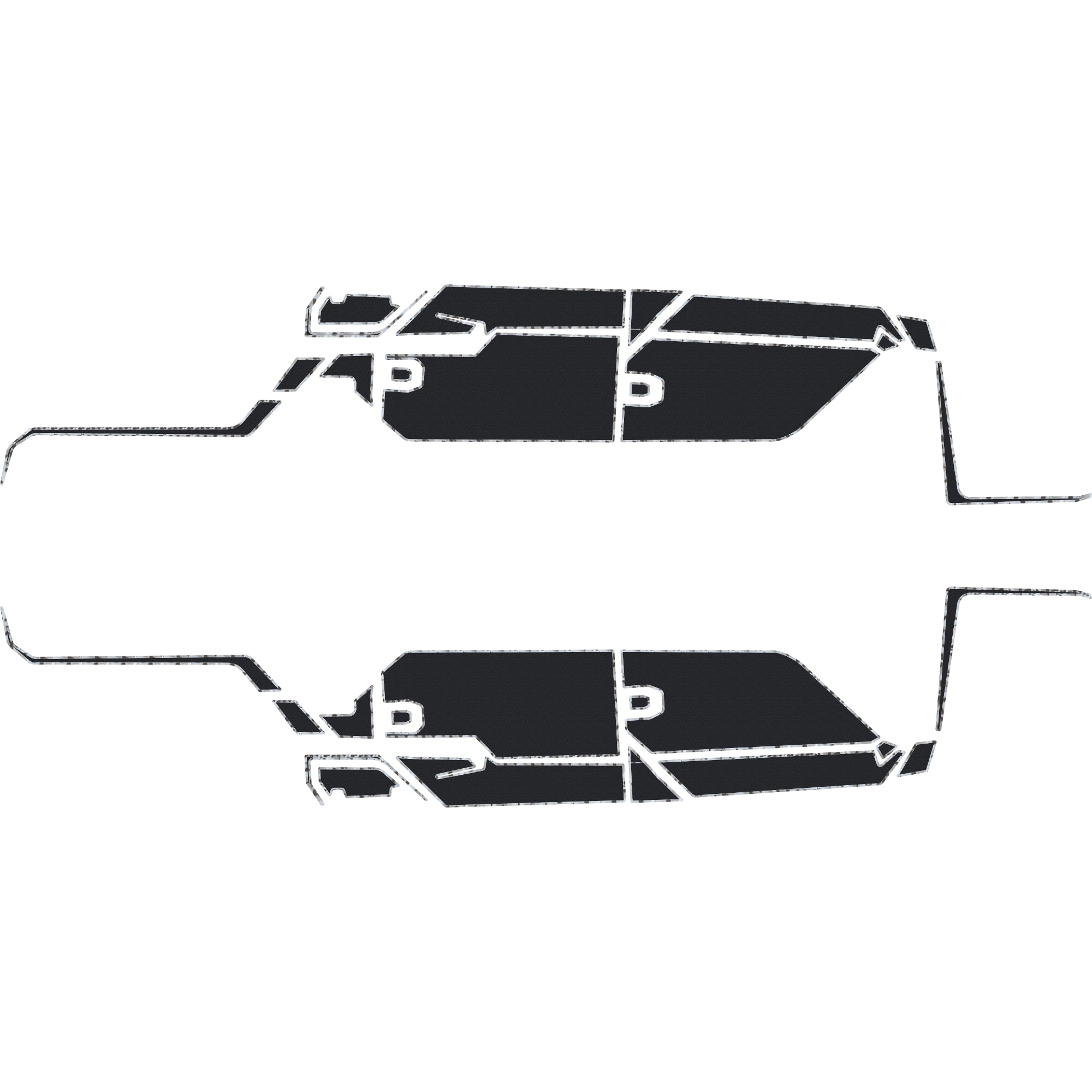 Polaris Ranger 1500 - 4 Seat Exterior Door Kit - OEM