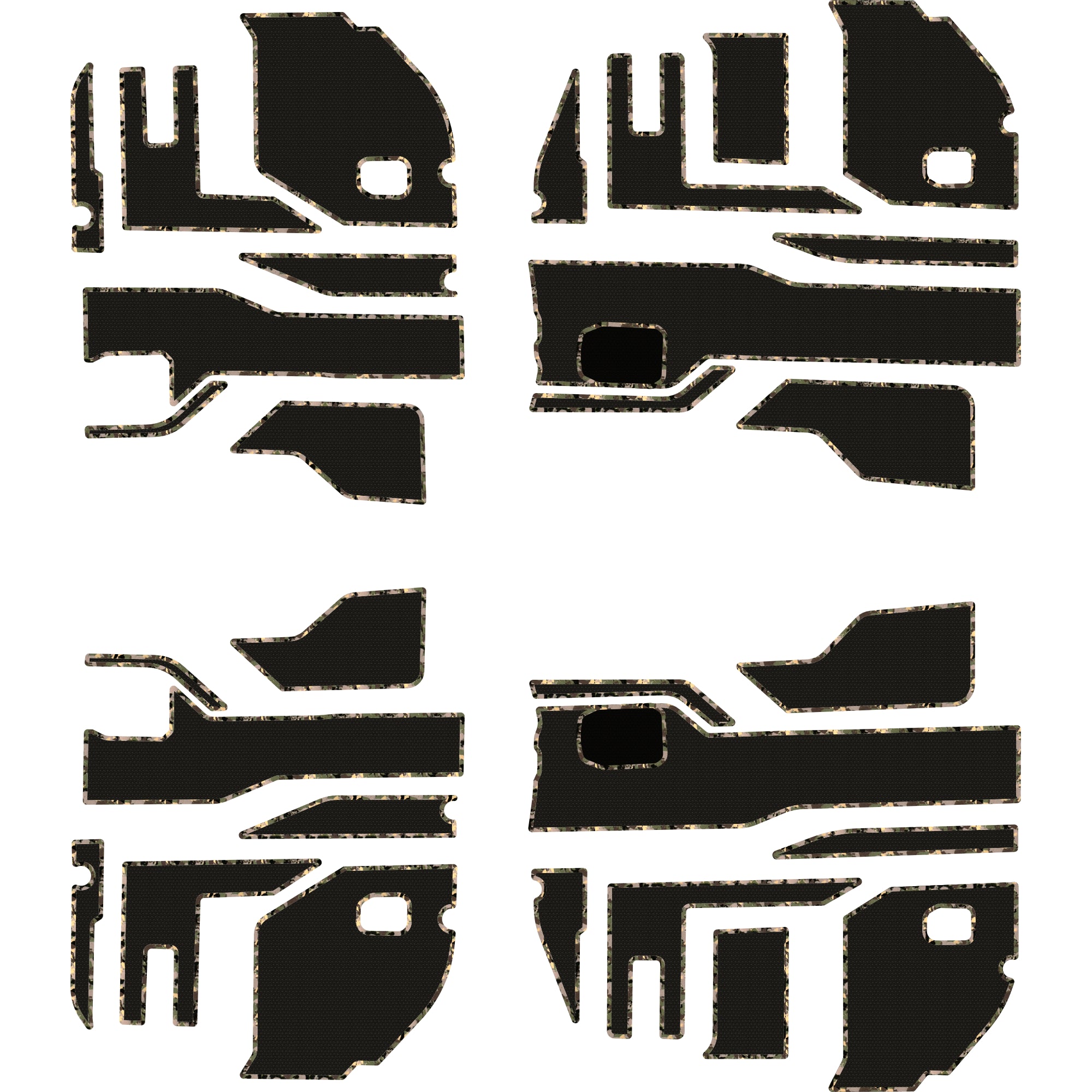 Polaris Ranger 1500 - 4 Seat Interior Door Liners - OEM