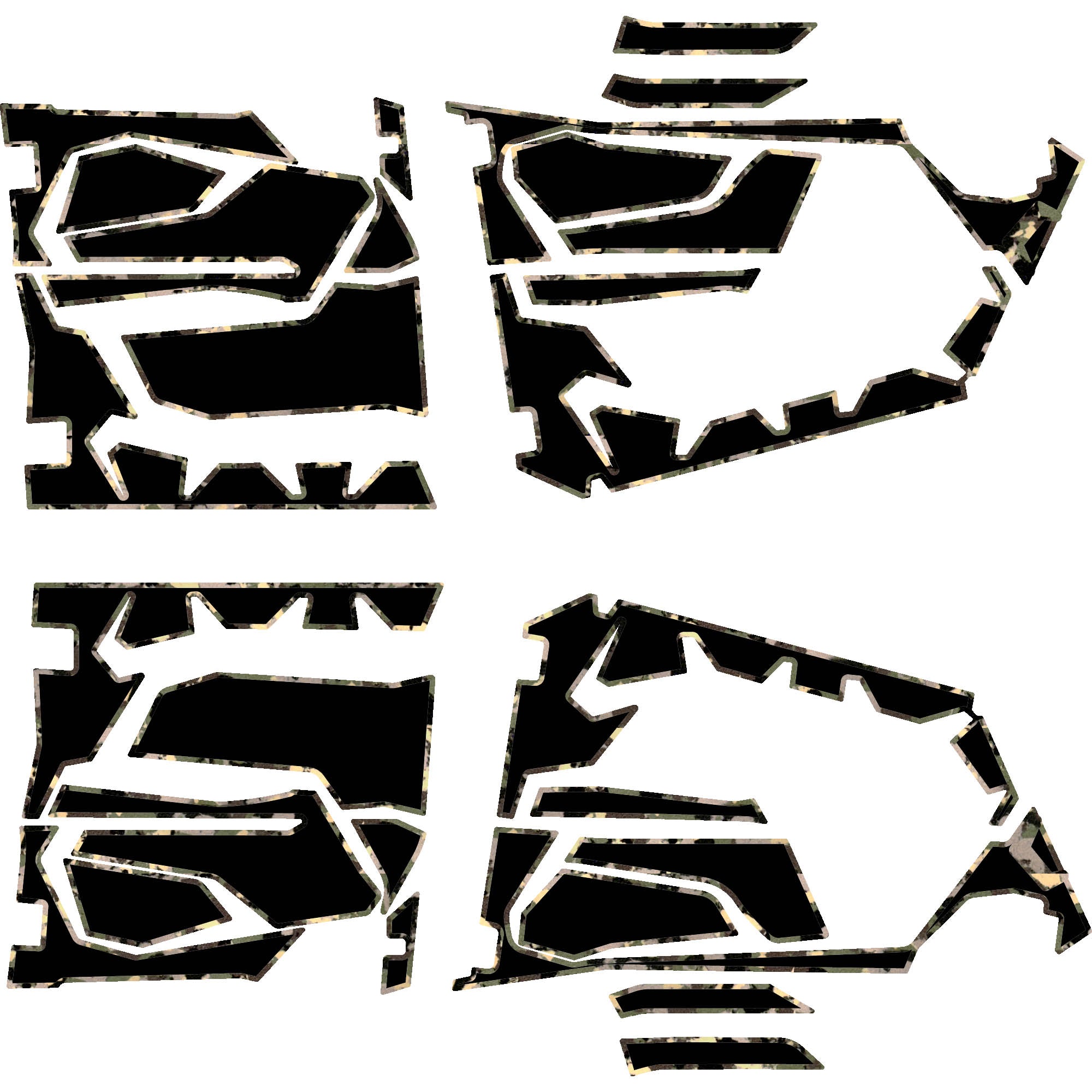 2025 Polaris RZR Pro R - 4 Seat Door Liners - OEM with Door Bags