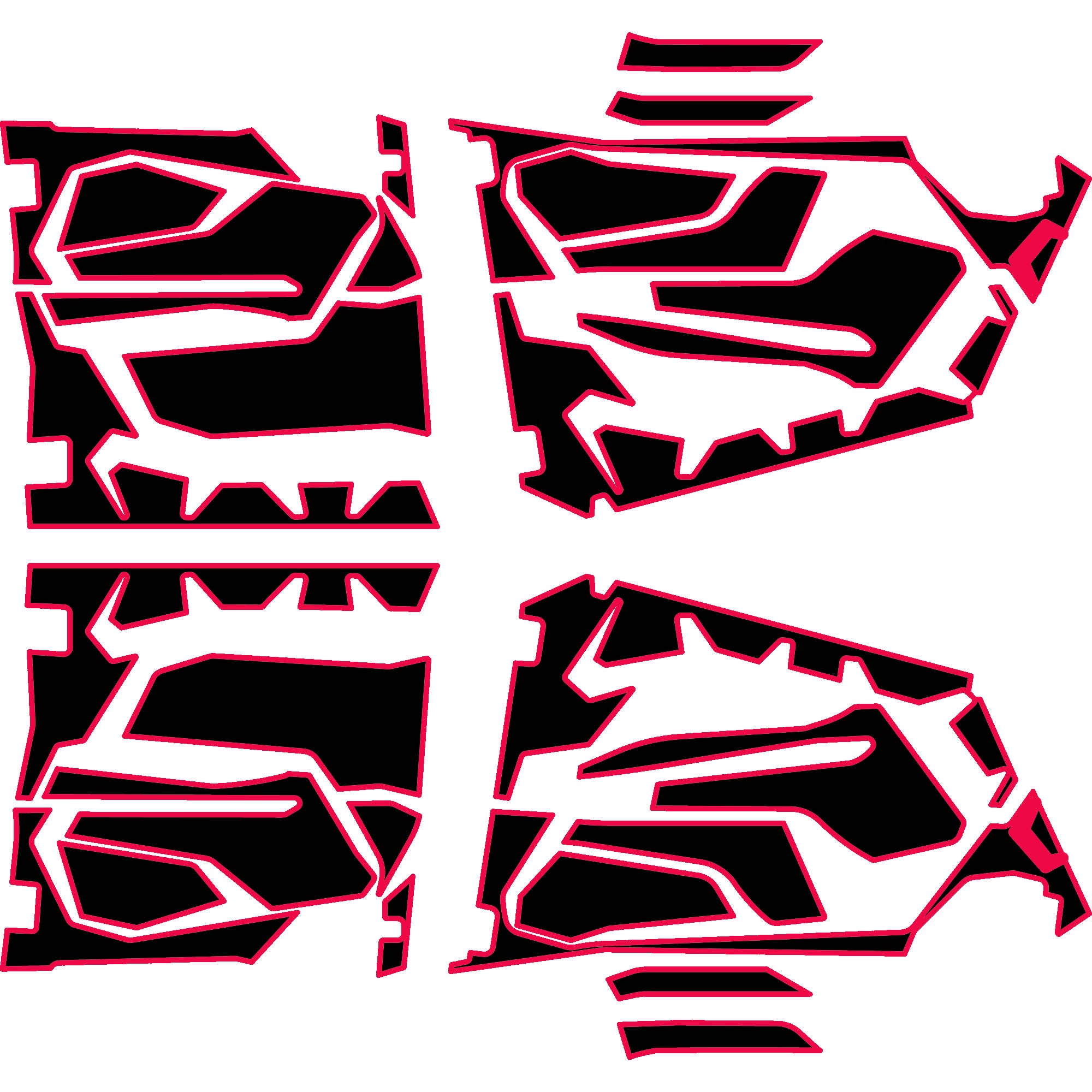 2025 Polaris RZR Pro R - 4 Seat Door Liners - OEM without Door Bags