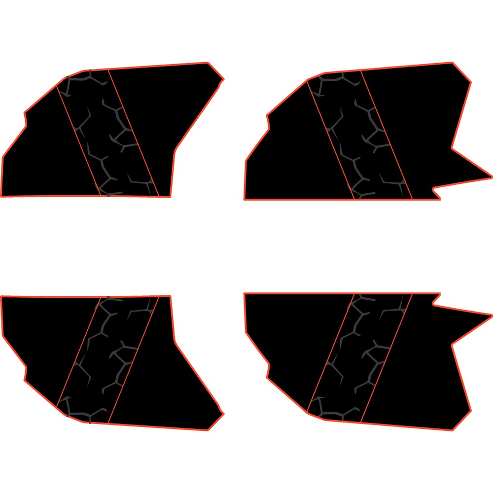 Can-Am Maverick X3 - 4 Seat Door Liners - TMW