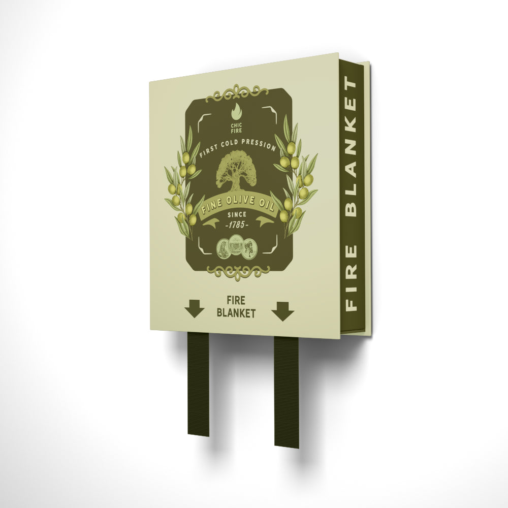 Design Fire Blanket - Olive Oil