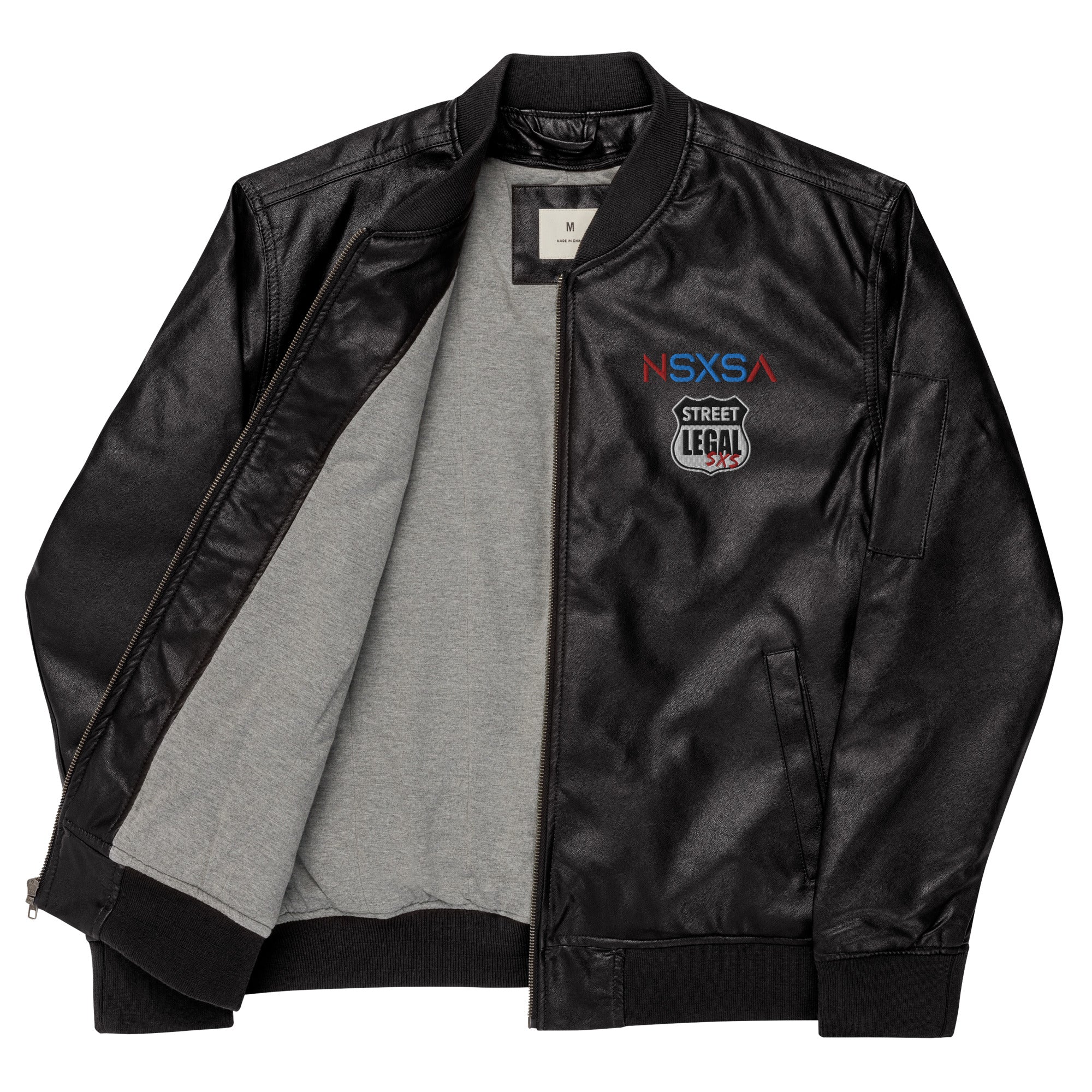 NSXSA / Street Legal SXS - Leather Bomber Jacket