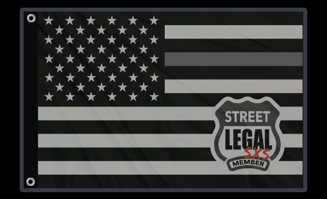 1st Responder Series - Whip Flag w/ SL SXS Member Badge