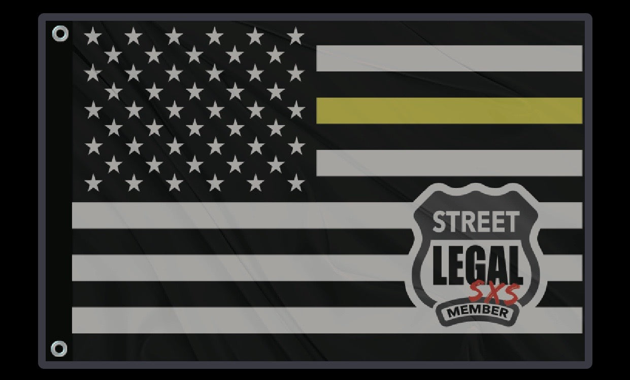 1st Responder Series - Whip Flag w/ SL SXS Member Badge