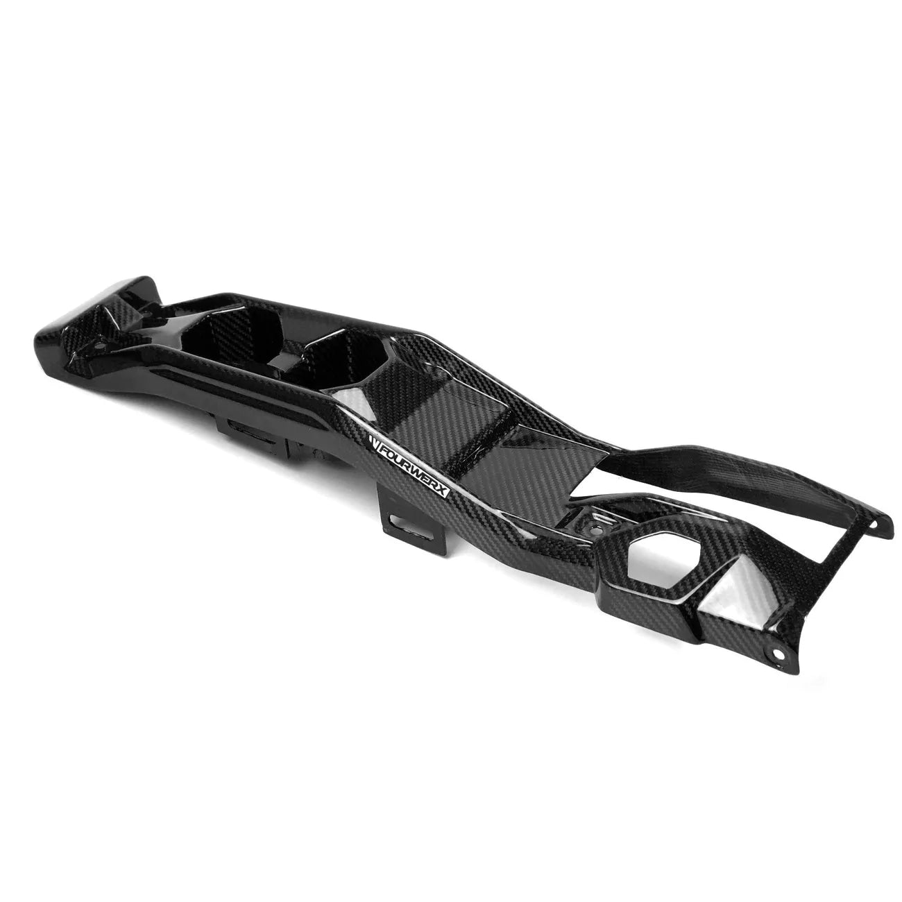 FOURWERX CAN AM MAVERICK X3 CARBON FIBER CENTER CONSOLE (WITH CUP HOLDERS)