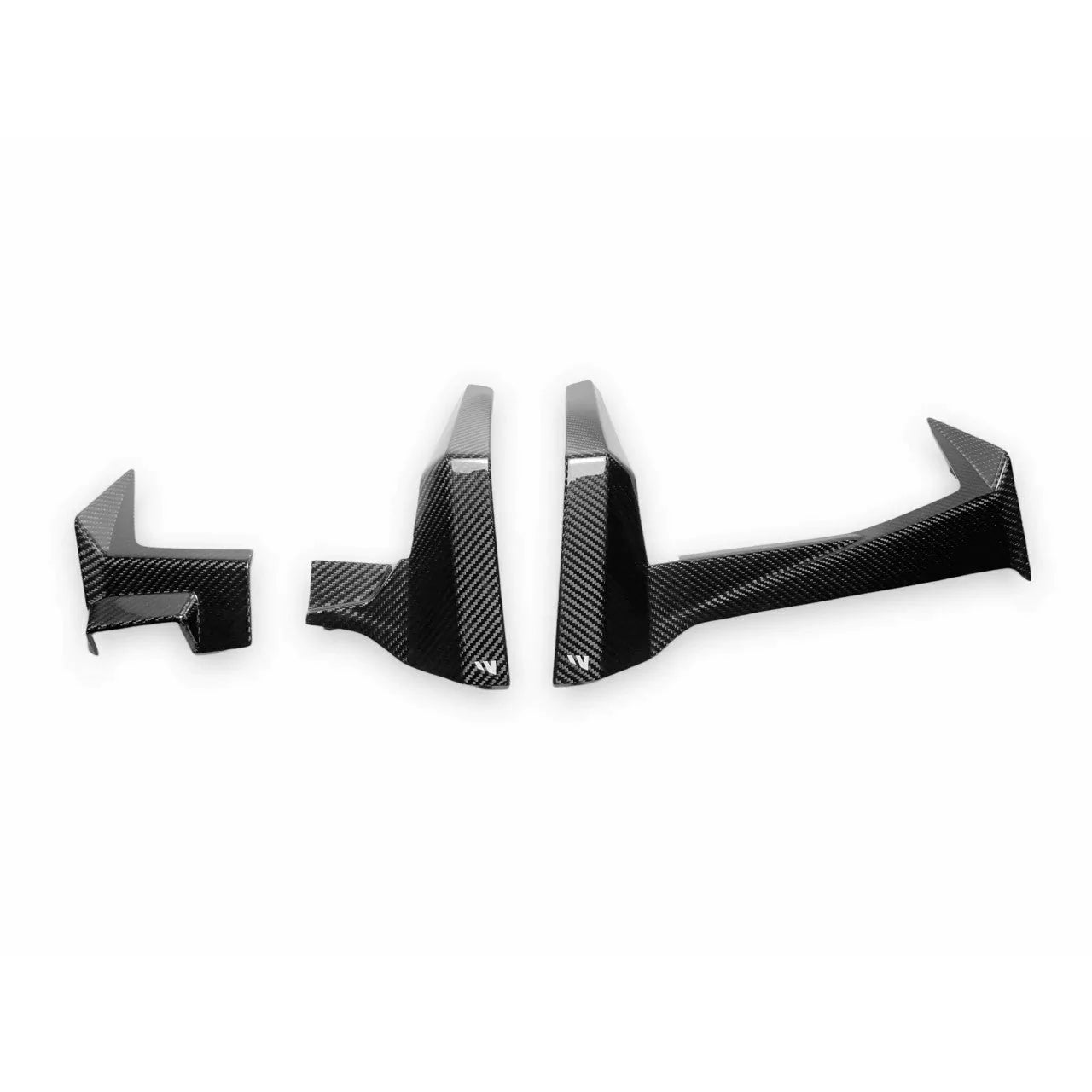 FOURWERX POLARIS RZR PRO CARBON FIBER DASH TRIM KIT (3 PIECE)